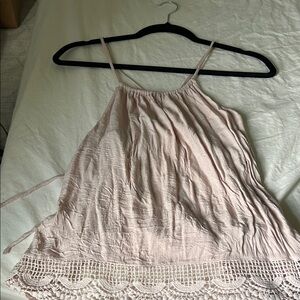 Forever 21 Blush Camisole‎ with Lace Hem